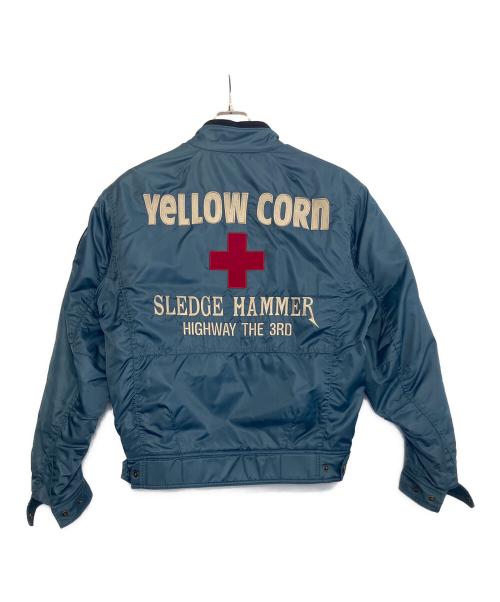 YELLOW CORN（イエローコーン）YELLOW CORN (イエローコーン) ウィンタージャケット スカイブルー サイズ:Lの古着・服飾アイテム