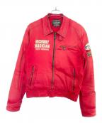 YELLOW CORNイエローコーン）の古着「ジップジャケット」｜レッド