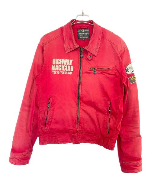 YELLOW CORN（イエローコーン）YeLLOW CORN (イエローコーン) ジップジャケット レッド サイズ:LLの古着・服飾アイテム