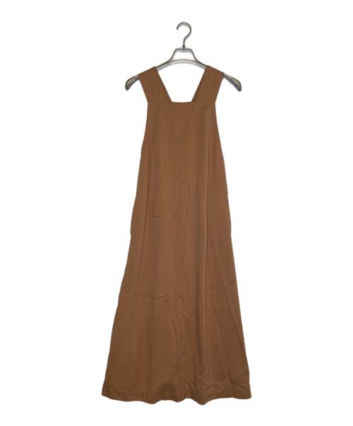 BALLSEY（ボールジィ）BALLSEY (ボールジィ) BALLSEY ボールジィ セルロースツイル ジャンパースカート オレンジ サイズ:36の古着・服飾アイテム