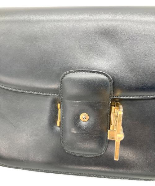 CELINE（セリーヌ）CELINE (セリーヌ) ホースビットショルダーバッグ ブラックの古着・服飾アイテム