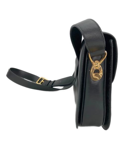 CELINE（セリーヌ）CELINE (セリーヌ) ホースビットショルダーバッグ ブラックの古着・服飾アイテム