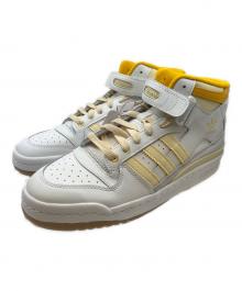 adidas（アディダス）の古着「adidas Forum mid（アディダス）」｜ホワイト×イエロー