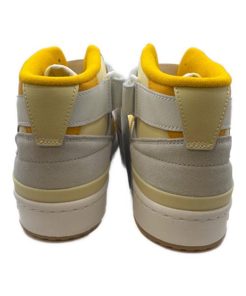 adidas（アディダス）adidas (アディダス) adidas Forum mid（アディダス） ホワイト×イエロー サイズ:26 未使用品の古着・服飾アイテム