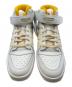 中古・古着 adidas (アディダス) adidas Forum mid（アディダス） ホワイト×イエロー サイズ:26 未使用品：6000円