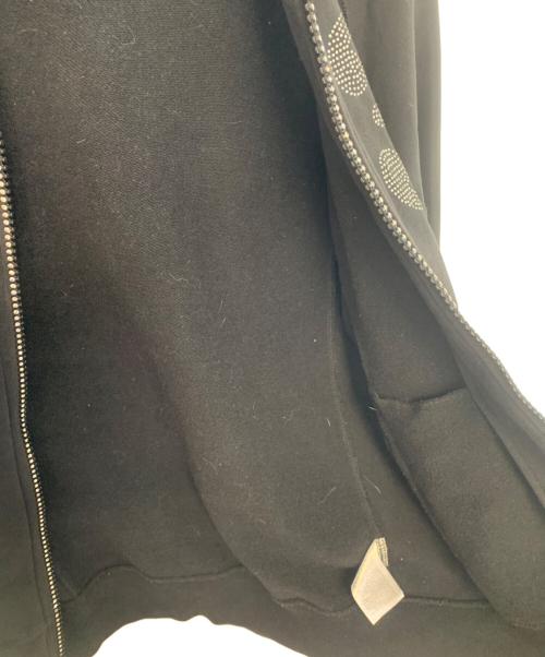 1piu1uguale3（ウノピュウノウグァーレトレ）1piu1uguale3 (ウノピュウノウグァーレトレ) ジップパーカー ブラック サイズ:Sの古着・服飾アイテム