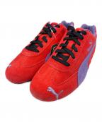 PUMAプーマ）の古着「SPEED CAT」｜レッド×パープル