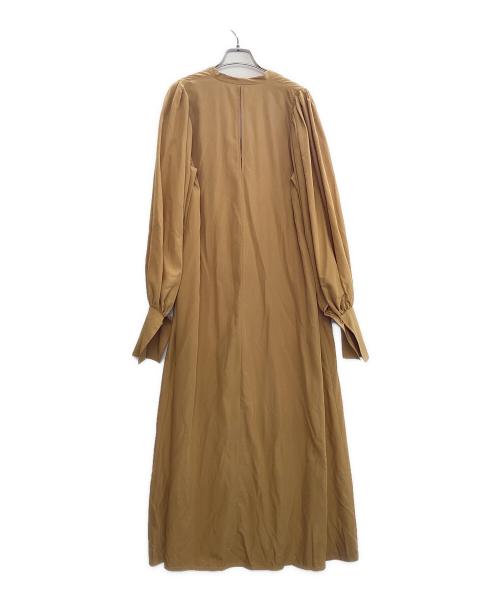 ELIN（エリン）ELIN (エリン) 長袖ワンピース ライトブラウン サイズ:36の古着・服飾アイテム