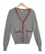 MONCLERモンクレール）の古着「薄手カーディガン」｜グレー