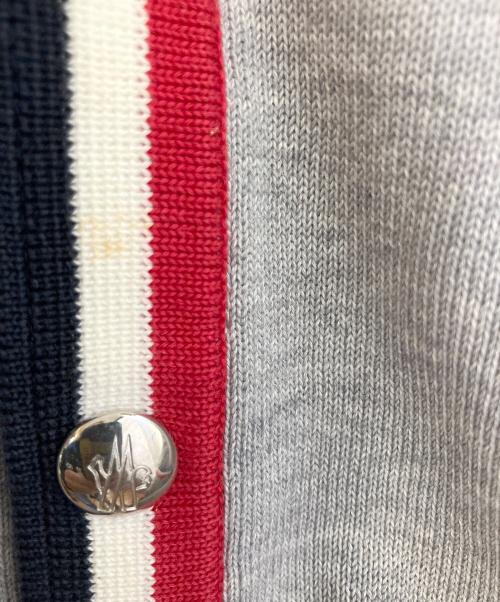 MONCLER（モンクレール）MONCLER (モンクレール) 薄手カーディガン グレー サイズ:不明の古着・服飾アイテム