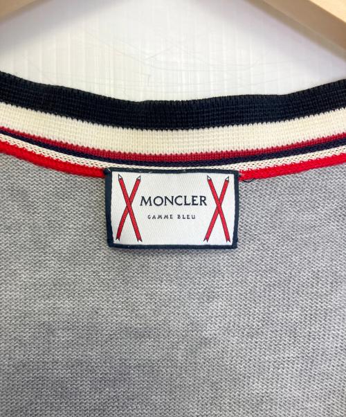MONCLER（モンクレール）MONCLER (モンクレール) 薄手カーディガン グレー サイズ:不明の古着・服飾アイテム