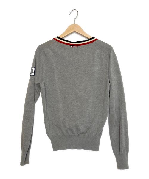 MONCLER（モンクレール）MONCLER (モンクレール) 薄手カーディガン グレー サイズ:不明の古着・服飾アイテム