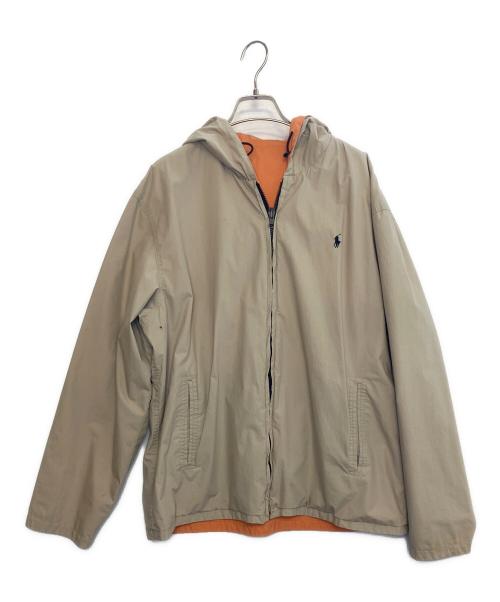 POLO RALPH LAUREN（ポロ・ラルフローレン）POLO RALPH LAUREN (ポロ・ラルフローレン) リバーシブルジャケット オレンジ×ベージュ サイズ:Ｍの古着・服飾アイテム