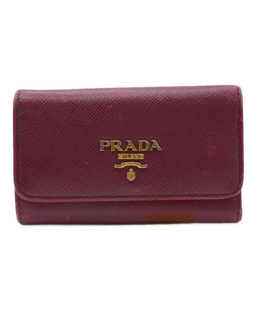 PRADA（プラダ）PRADA (プラダ) キーケース ピンクの古着・服飾アイテム