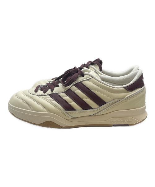 adidas（アディダス）adidas (アディダス) adidas originals MUNDIAL(ｱﾃﾞｨﾀﾞｽ ﾑﾝﾃﾞｨｱﾙ) ベージュ×ブラウン サイズ:27.5ｃｍの古着・服飾アイテム