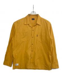 Schott（ショット）の古着「オープンカラーシャツ」｜イエロー