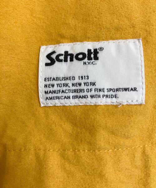 Schott（ショット）Schott (ショット) オープンカラーシャツ イエロー サイズ:2XLの古着・服飾アイテム