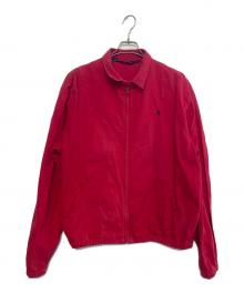 POLO RALPH LAUREN（ポロ・ラルフローレン）の古着「ジップジャケット」｜レッド