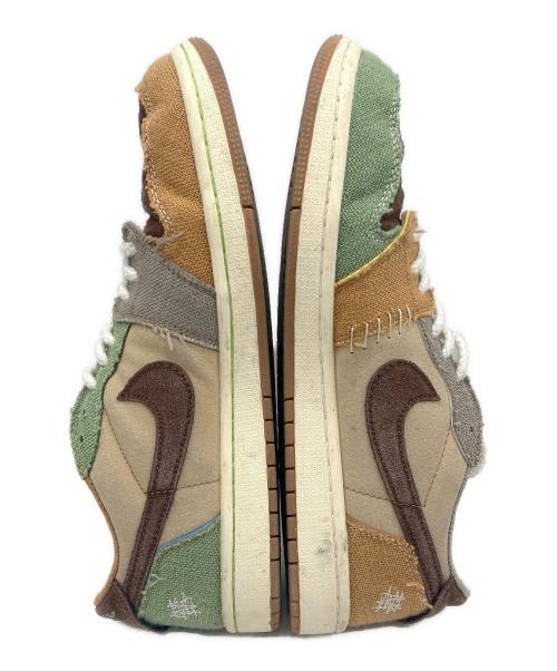 NIKE（ナイキ）NIKE (ナイキ) Zion Williamson (ザイオン ウィリアムソン) ジョーダン 1 レトロ ベージュ×グリーン サイズ:30の古着・服飾アイテム