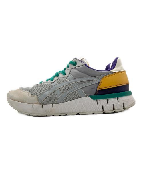 Onitsuka Tiger（オニツカタイガー）Onitsuka Tiger (オニツカタイガー) ローカットスニーカー グレー×グリーン サイズ:26cmの古着・服飾アイテム
