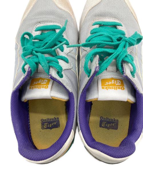 Onitsuka Tiger（オニツカタイガー）Onitsuka Tiger (オニツカタイガー) ローカットスニーカー グレー×グリーン サイズ:26cmの古着・服飾アイテム