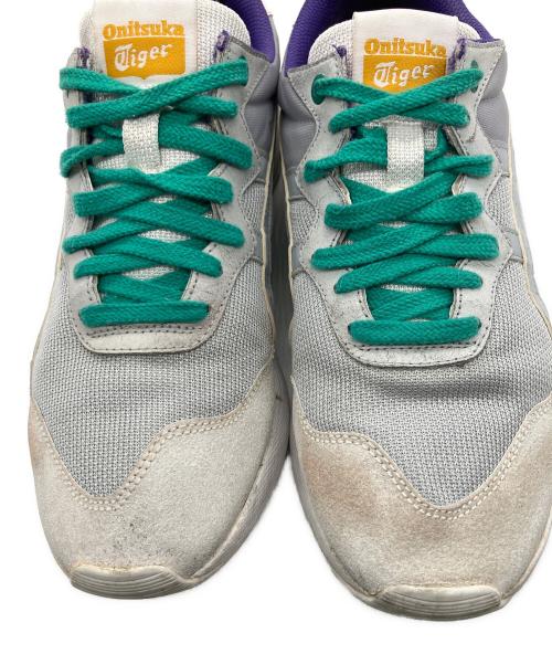 Onitsuka Tiger（オニツカタイガー）Onitsuka Tiger (オニツカタイガー) ローカットスニーカー グレー×グリーン サイズ:26cmの古着・服飾アイテム