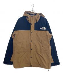 THE NORTH FACE（ザ ノース フェイス）の古着「マウンテンパーカー」｜ベージュ×ブラック