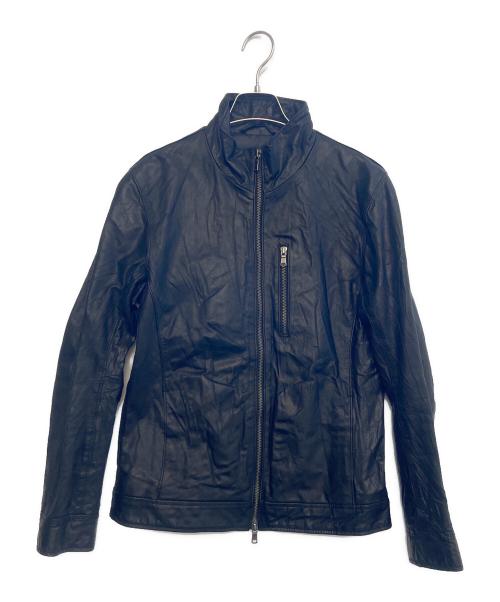 TETE HOMME（テット オム）TETE HOMME (テット オム) レザージャケット ブラック サイズ:5の古着・服飾アイテム
