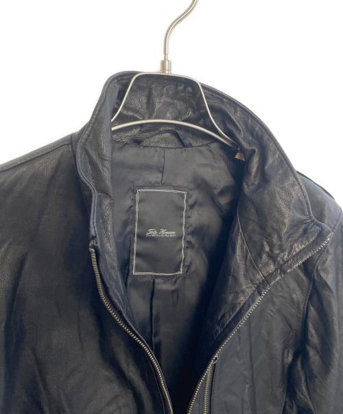 TETE HOMME（テット オム）TETE HOMME (テット オム) レザージャケット ブラック サイズ:5の古着・服飾アイテム