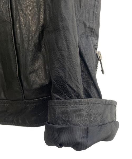 TETE HOMME（テット オム）TETE HOMME (テット オム) レザージャケット ブラック サイズ:5の古着・服飾アイテム