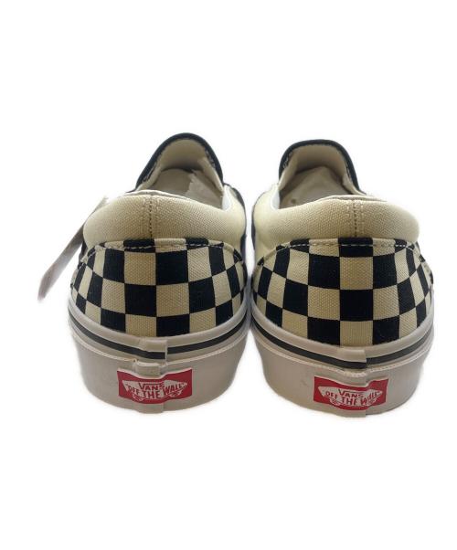 VANS（ヴァンズ）VANS (ヴァンズ) スリッポン アイボリー×ブラック サイズ:29 未使用品の古着・服飾アイテム