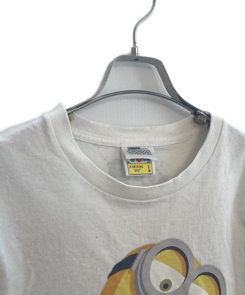 BAPE BY A BATHING APE（ベイプバイアベイシングエイプ）BAPE BY A BATHING APE (ベイプバイアベイシングエイプ) ミニオンズ (ミニオンズ) 半袖カットソー ホワイト サイズ:Lの古着・服飾アイテム