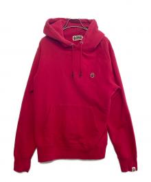 A BATHING APE（ア ベイシング エイプ）の古着「プルオーバーパーカー」｜レッド