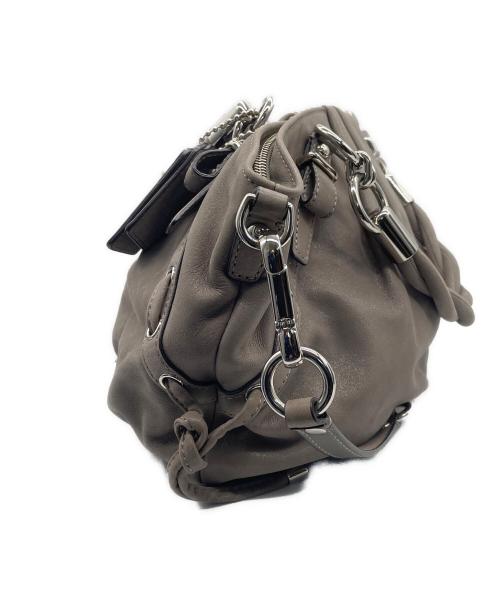 COACH（コーチ）COACH (コーチ) 2WAYショルダーバッグ グレーの古着・服飾アイテム