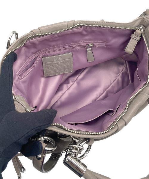 COACH（コーチ）COACH (コーチ) 2WAYショルダーバッグ グレーの古着・服飾アイテム