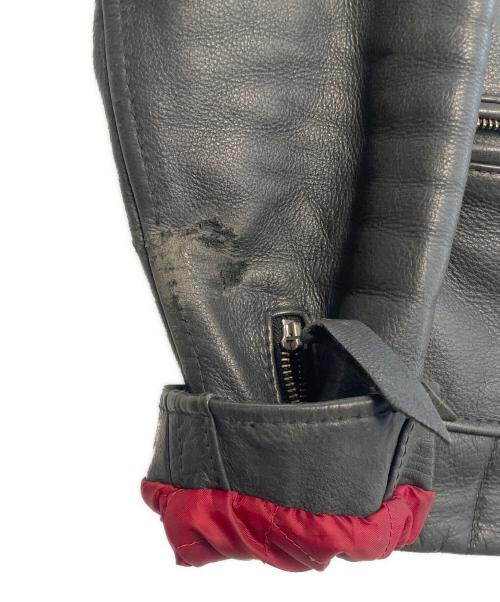 Schott（ショット）Schott (ショット) ライダースジャケット ブラック サイズ:Mの古着・服飾アイテム