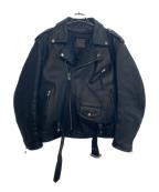 KADOYAカドヤ）の古着「ライダースジャケット」｜ブラック