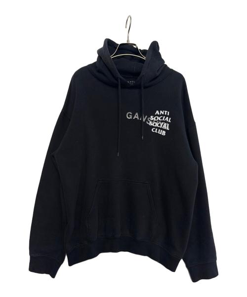 anti social social CLUB（アンチソーシャルソーシャルクラブ）anti social social CLUB (アンチソーシャルソーシャルクラブ) パーカー ブラック サイズ:Lの古着・服飾アイテム