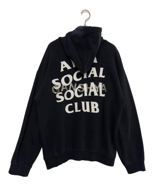 anti social social CLUB（アンチソーシャルソーシャルクラブ）anti social social CLUB (アンチソーシャルソーシャルクラブ) パーカー ブラック サイズ:Lの古着・服飾アイテム