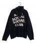 anti social social CLUB (アンチソーシャルソーシャルクラブ) パーカー ブラック サイズ:L：5000円