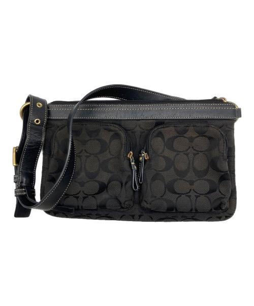 COACH（コーチ）COACH (コーチ) ミニショルダーバッグ ブラックの古着・服飾アイテム