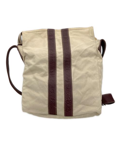 Vivienne Westwood（ヴィヴィアンウエストウッド）Vivienne Westwood (ヴィヴィアンウエストウッド) キャンバスショルダーバッグ ベージュの古着・服飾アイテム