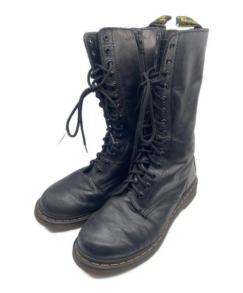 Dr.Martens（ドクターマーチン）Dr.Martens (ドクターマーチン) 14ホールブーツ ブラック サイズ:UK6の古着・服飾アイテム