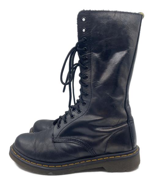 Dr.Martens（ドクターマーチン）Dr.Martens (ドクターマーチン) 14ホールブーツ ブラック サイズ:UK6の古着・服飾アイテム