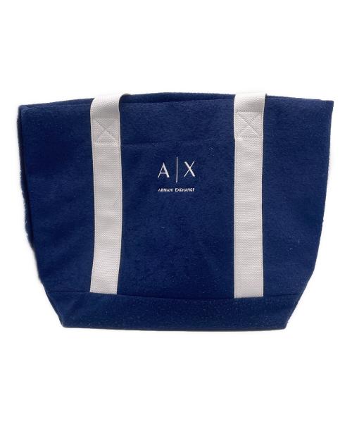 ARMANI（アルマーニ）ARMANI (アルマーニ) トートバッグ ネイビーの古着・服飾アイテム