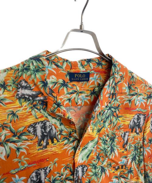 POLO RALPH LAUREN（ポロ・ラルフローレン）POLO RALPH LAUREN (ポロ・ラルフローレン) アロハシャツ オレンジ サイズ:不明の古着・服飾アイテム