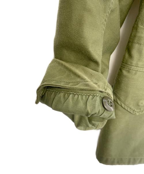 ミリタリージャケット（ミリタリージャケット）ミリタリージャケット (ミリタリージャケット) ミリタリージャケット カーキ サイズ:不明の古着・服飾アイテム