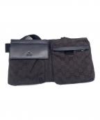 GUCCIグッチ）の古着「ウエストポーチ」｜ブラウン