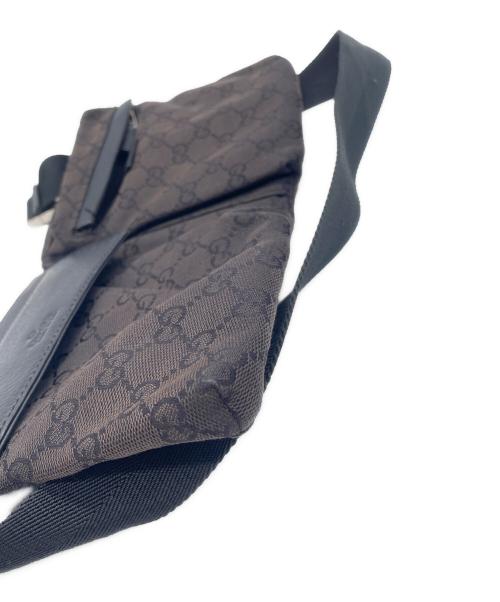 GUCCI（グッチ）GUCCI (グッチ) ウエストポーチ ブラウンの古着・服飾アイテム