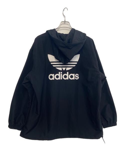 adidas（アディダス）adidas (アディダス) ウインドブレーカー ブラック サイズ:2XLの古着・服飾アイテム